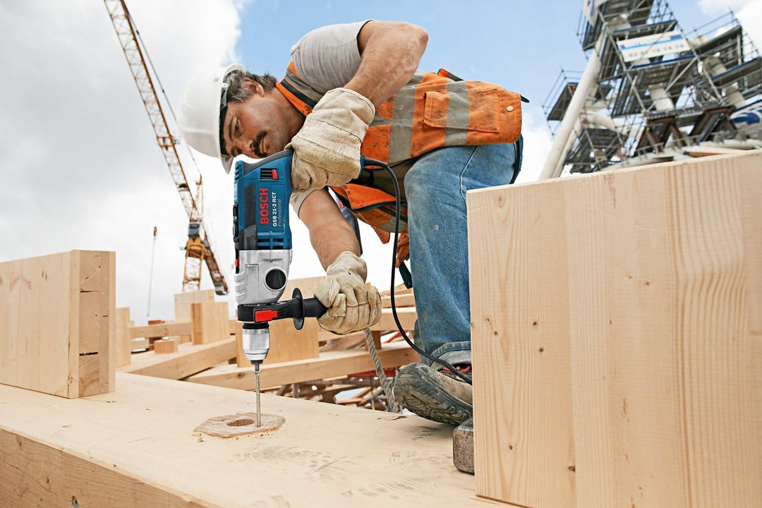 Bosch Professional Schlagbohrmaschine GSB 21-2 RCT (Bohr-Ø in Beton: 13-22 mm, 1300 Watt, inkl. Schn