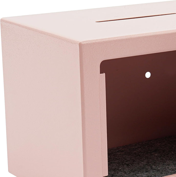 WooDerson Safe Tresor Möbeltresor, Geldtresor für Schränke mit Einwurfschlitz Kleine Tresorbox mit 3