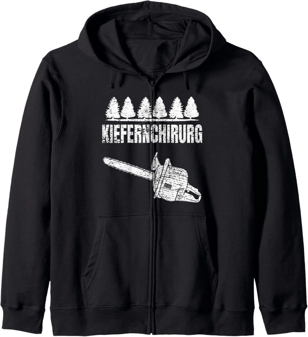 Kiefernchirurg Holz Kettensäge Holzfäller Kapuzenjacke