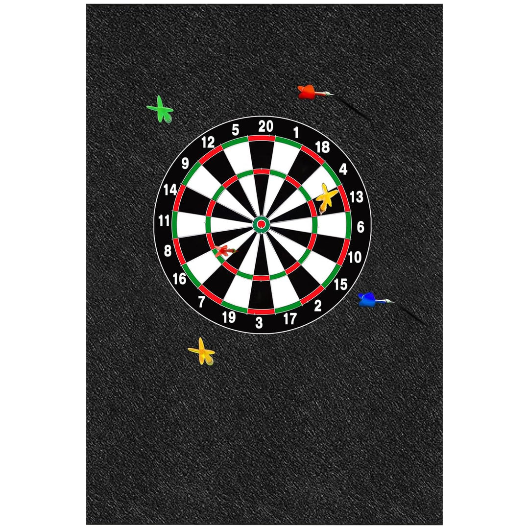 4 Stück Filz Dartboard-Wandschutz, 30x30x1,2cm Dart Wandschutz, Selbstklebend, Schutz Dartscheibe Wa