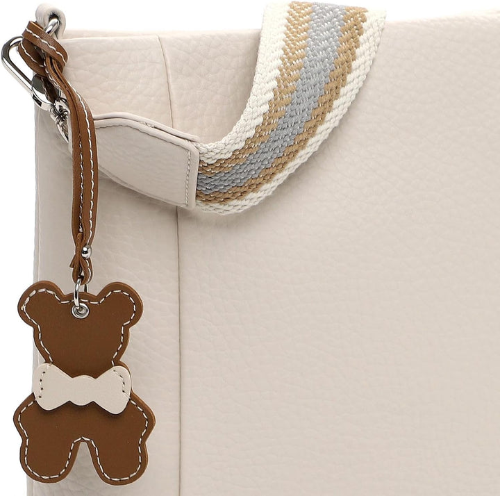 Tamaris Umhängetasche TAS Katrina 34551 Damen Handtaschen Uni Beige Einheitsgrösse, Beige Einheitsgr