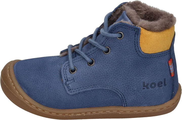 KOEL Barefoot Lauflernschuhe - Bill 2.0 Lambswool Cognac 21 EU Jeans, 21 EU Jeans
