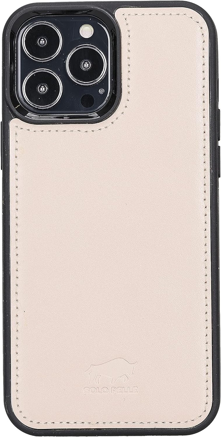 Solo Pelle Lederhülle für das iPhone 13 Pro Max in 6.7 Zoll Stanford Case Leder Hülle Ledertasche Ba