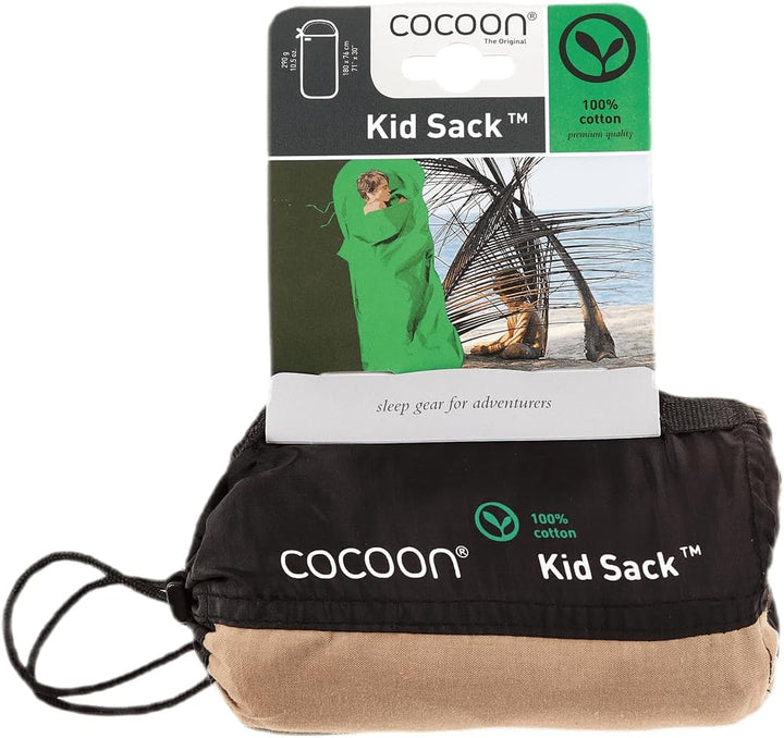 Cocoon Kinderschlafsack Kids KidSack - Cotton khaki brown khaki, khaki brown khaki
