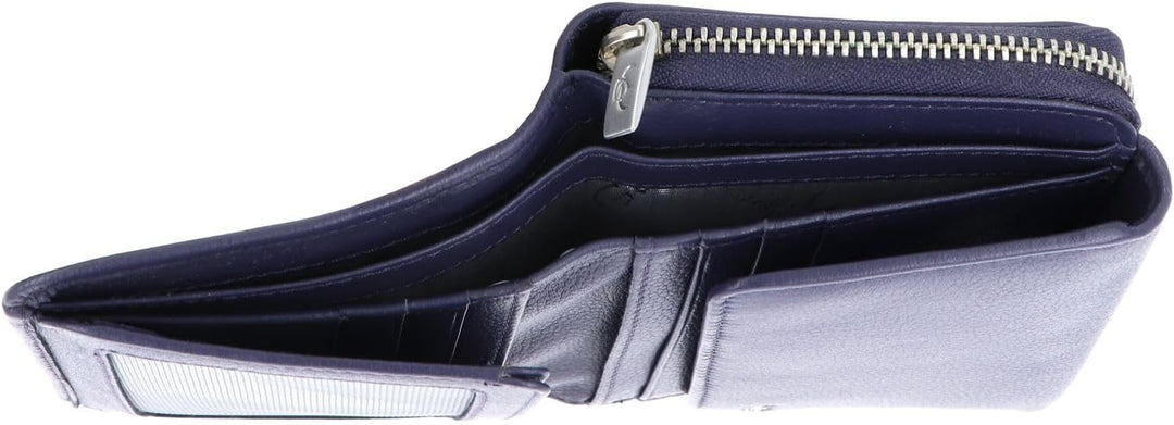 Golden Head Madrid Geldbörse RFID Leder 11,5 cm Blue, Blue