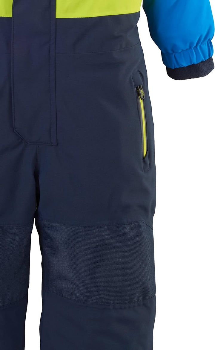 first instinct by killtec Unisex Fisw 4 Mns Onpc Skioverall mit Kapuze 86-92 neon blue, 86-92 neon b