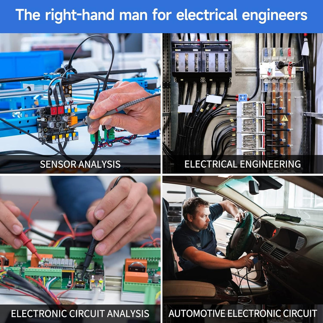 OWON HDS242 Handheld-Oszilloskop, Digitales Oszilloskop tragbares 2-in-1-Universalprüfgerät, 20000 C