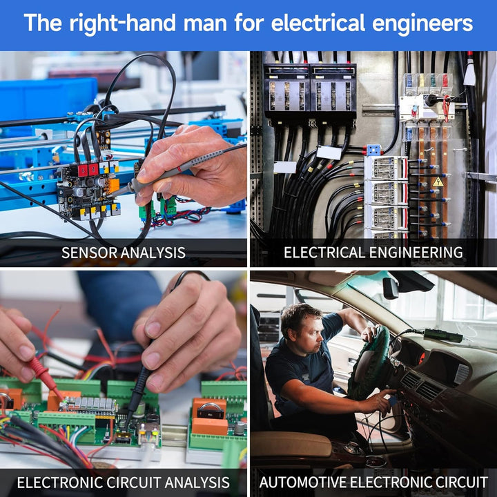 OWON HDS242 Handheld-Oszilloskop, Digitales Oszilloskop tragbares 2-in-1-Universalprüfgerät, 20000 C
