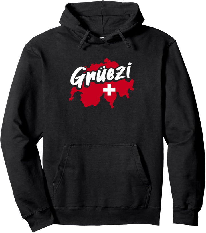 Grüezi Schweiz Geschenk Schweiz Schweizerdeutsch Dialekt Pullover Hoodie