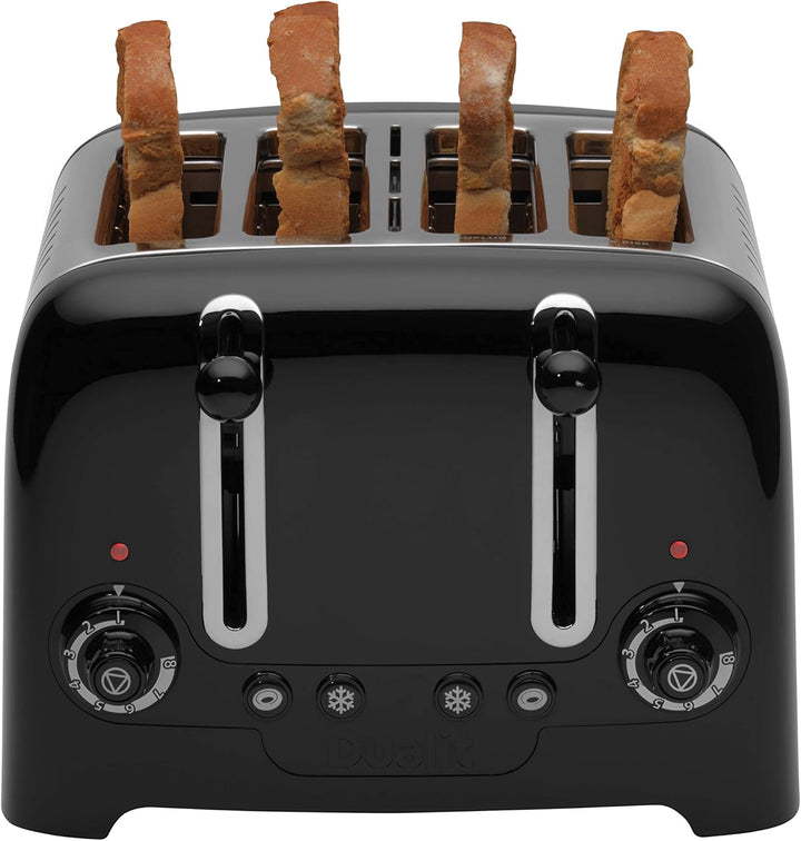Dualit 46225 4 Scheiben Lite Toaster gloss, schwarz (black)