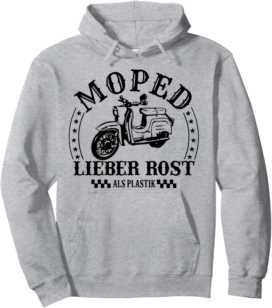 Lieber Rost Als Plastik Simson-Schwalbe Pullover Hoodie