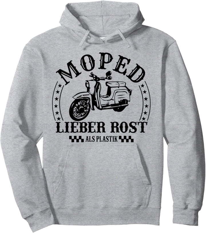 Lieber Rost Als Plastik Simson-Schwalbe Pullover Hoodie