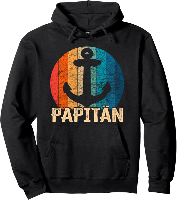 Papitän Kapitän Bester Papa Dad Daddy der Welt Vatertag Pullover Hoodie