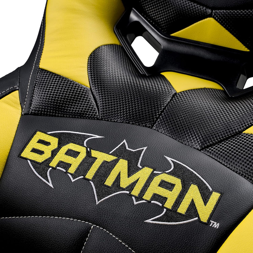 Subsonic Batman - Junior-Spielerstuhl - Spielerstuhl Büro - Offizielle Lizenz DC Comics Black & Yell