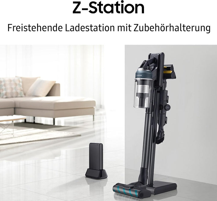 Samsung Jet 95 Akku+ PetPRO Akku-Staubsauger, 210 W, Inkl. Ersatz-Akku, freistehender Ladestation Z-