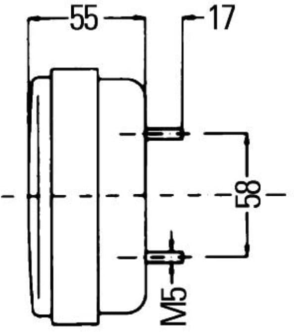 HELLA - Heckleuchte - Glühlampe - 12V - Anbau/geschraubt - Lichtscheibenfarbe: rot/gelb - Kabel: 900