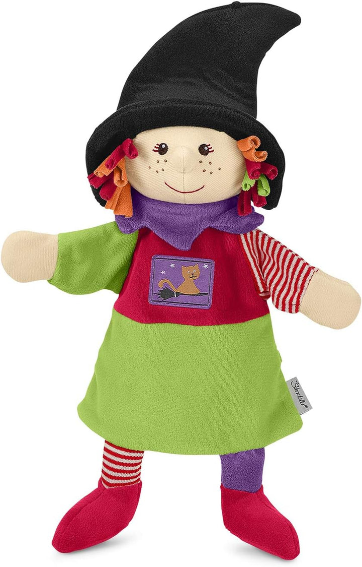 Sterntaler 36958 Handpuppe Clown, 30 x 23 x 10 cm, Bunt & 3601816 Handpuppe Hexe, 34 x 27 x 9 cm, Bu