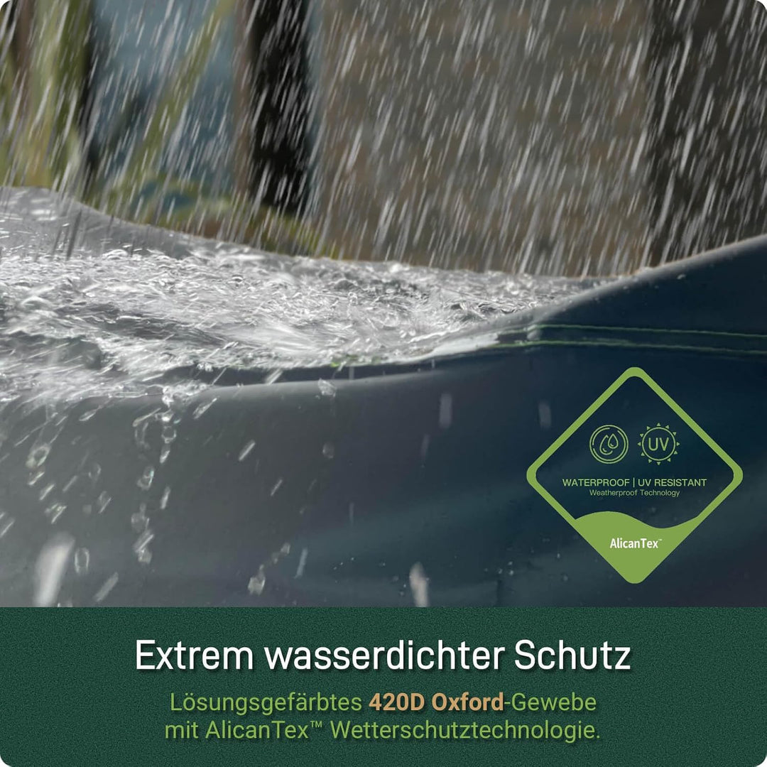 Awnic 2 Stück Gartenliege Abdeckung Wasserdicht 420D Oxford Stoff - Liegestuhl Abdeckung für Garten