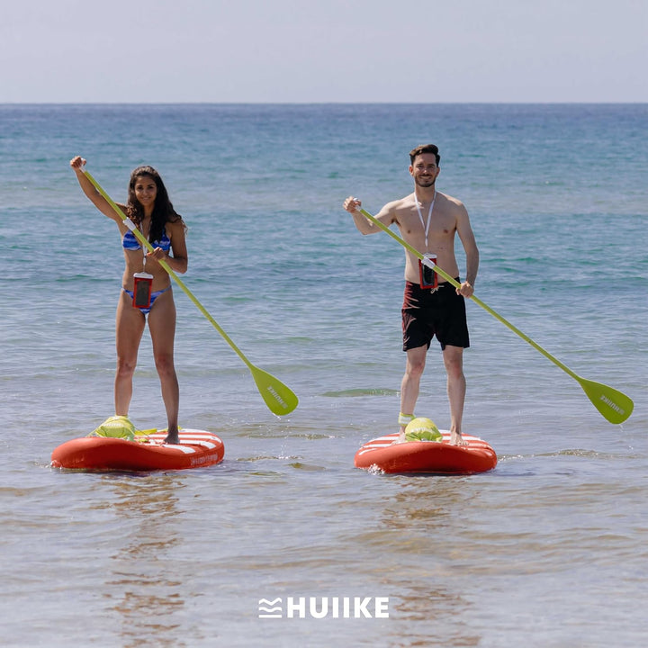 HUIIKE Stand Up Paddling Board mit Zubehör, Paddel, Finnen, Pumpe. Paddle Sup Board Aufblasbar Hohe