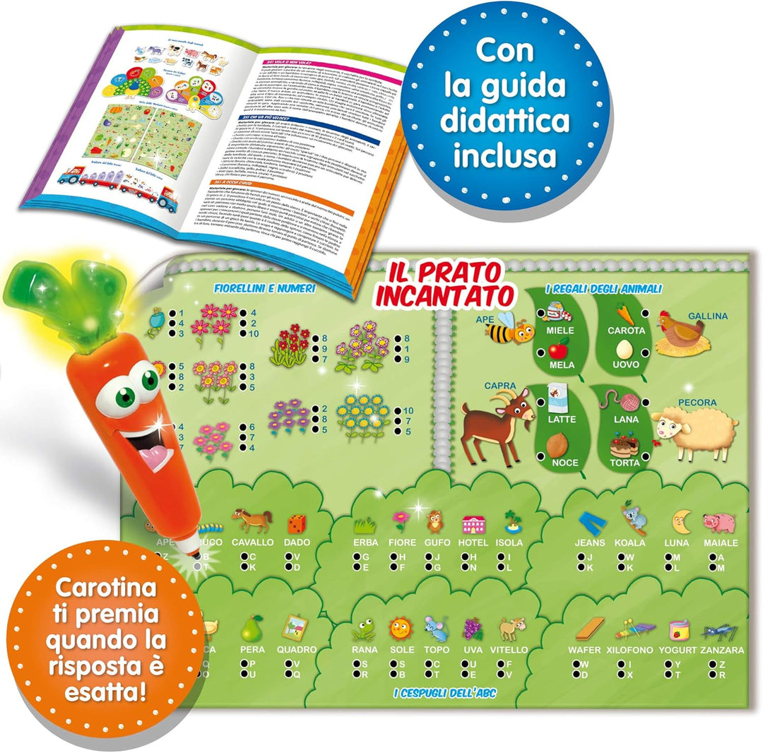 Liscianigiochi Carotina 50 Spiele für Kinder, Mehrfarbig, 76710, 3-6 Jahre