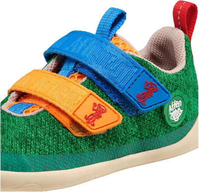 Affenzahn Barfussschuh Knit Happy mit Klettverschluss, Vegan, rutschfest, Flexibel, Reflektierend, b