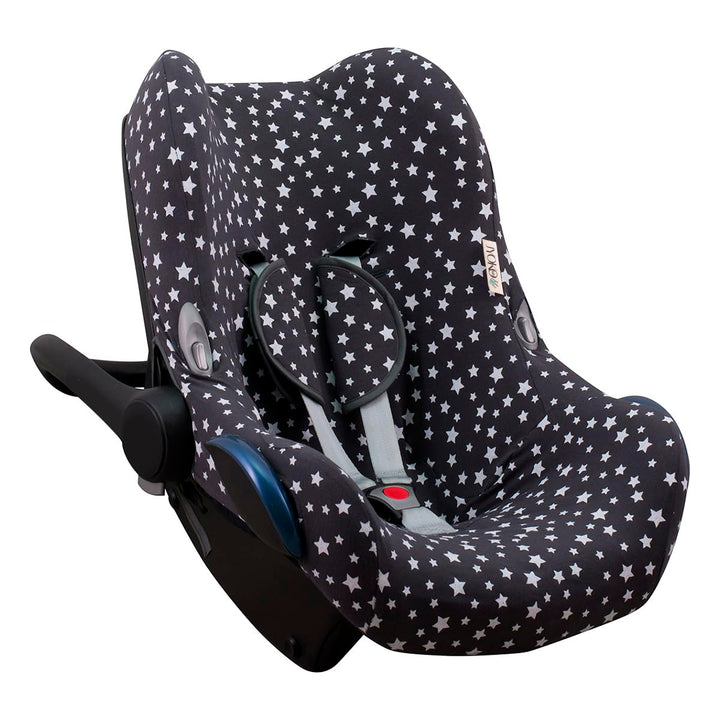 JYOKO Kids Bezug kompatibel mit Maxi Cosi Cabriofix, City Streety (Winter Sky) Mr Mustache, Mr Musta