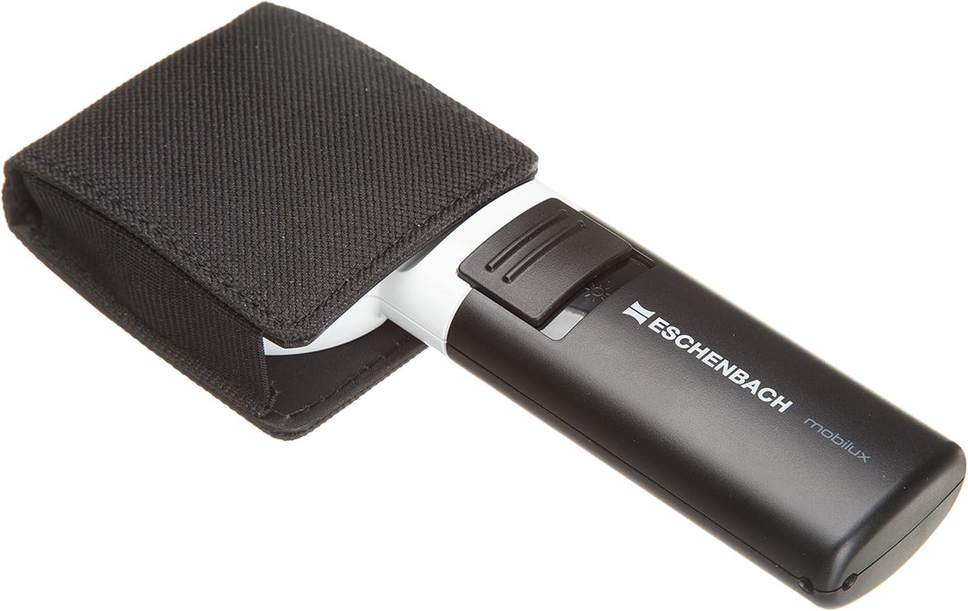 Eschenbach Optik Lupe Handlupe mit LED-Beleuchtung mobiluxLED Vergrösserung: 4x Linsengrösse: (Ø) 60