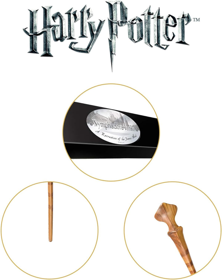 The Noble Collection - Nymphadora Tonks Character Wand - 14.9in (38cm) Harry Potter Wand With Metal