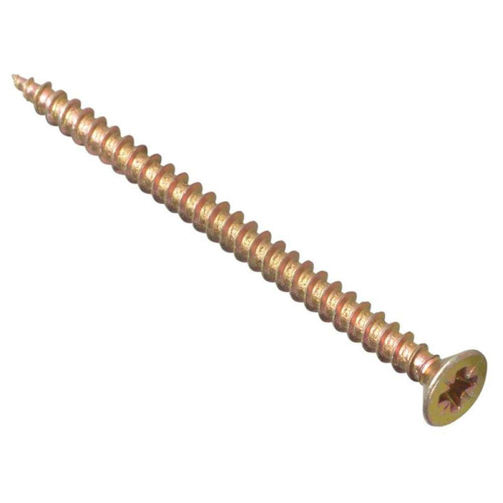 Bargainscrews Mehrzweckschrauben für Karton 100 Stück, MPS4560Y 4,5 x 60 mm, 4,5 x 60 mm