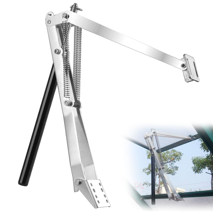 Automatischer Fensteröffner für Gewächshaus, Fensterheber Gewächshaus Doppelfeder, Hubkraft 15 kg, A