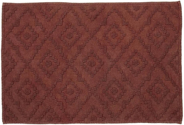 Sealskin Aztec Badematte 90x60 cm Dunkelrosa