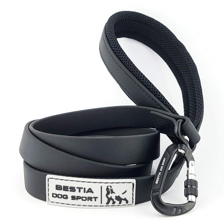 Bestia Dog Sport Tactical Leine Schwarz, Schwarz