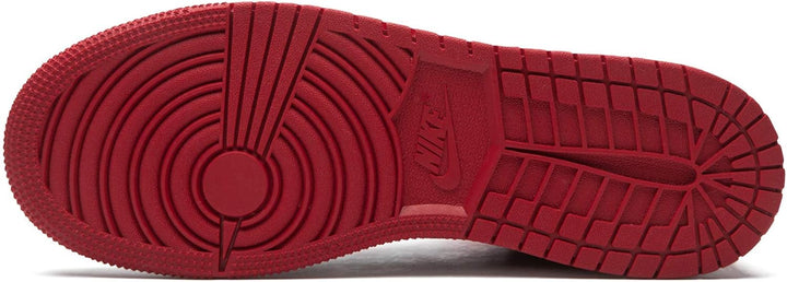 Nike Jungen Air Jordan 1 Mid (Gs) Sneaker 36.5 EU Black Gym Red White, 36.5 EU Black Gym Red White