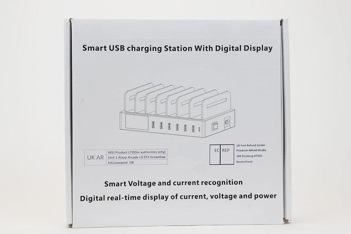 ideallife Ladestation für mehrere Geräte für 7 Anschlüsse, schnelles USB-Ladegerät mit Typ C PD20W Q