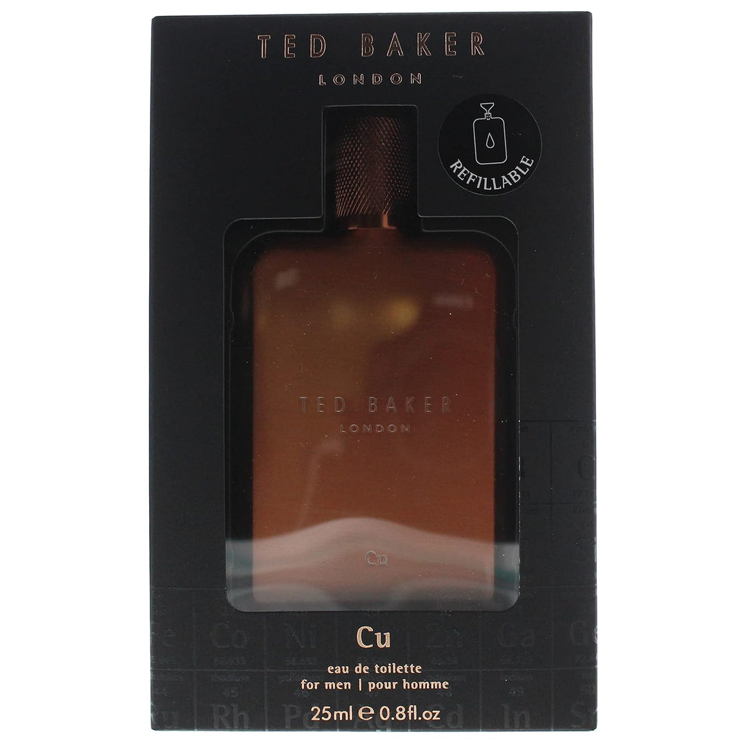 Ted Baker Tonics – Cu (Copper) – Herren 25 ml Reise-Tonics Geschenk – Eau de Toilette 25ml, 25ml