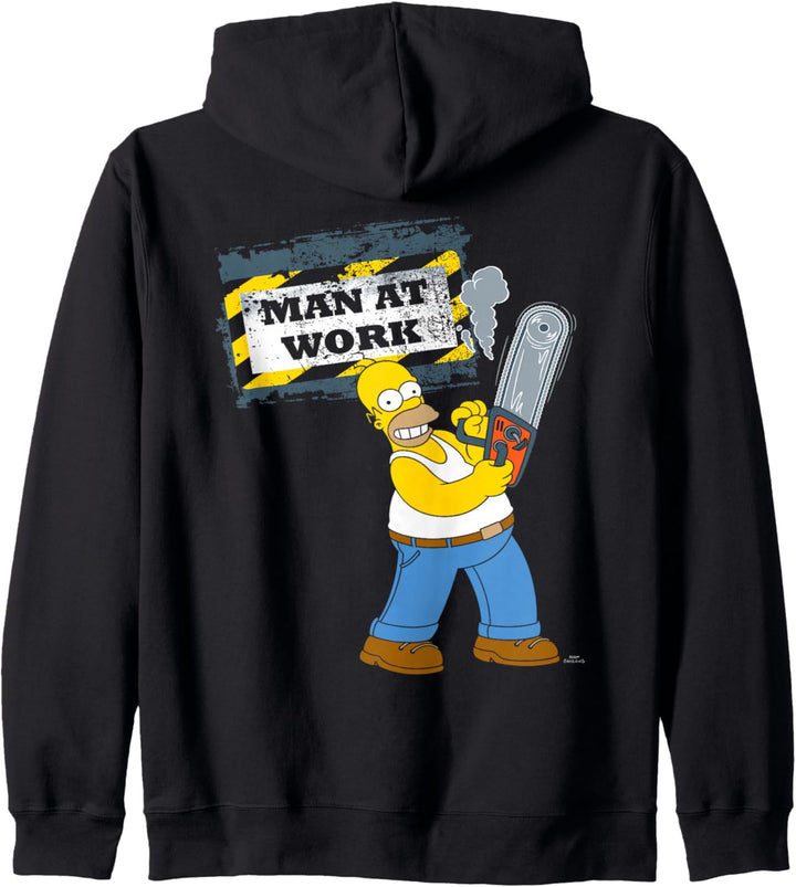 Das Werk von Homer Graphic Man von Die Simpsons Kapuzenjacke