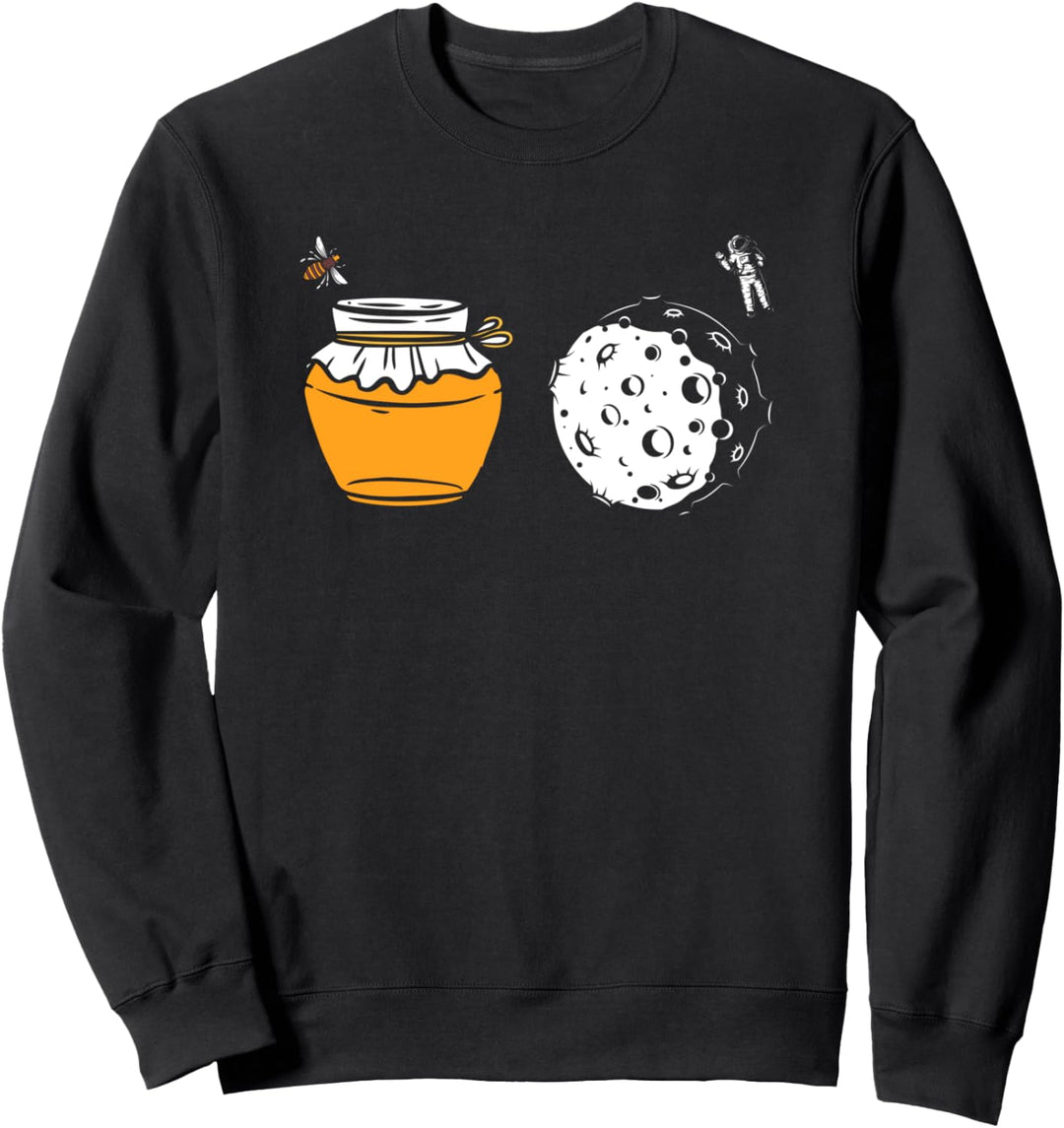 Honig Mond Wortspiel Verlobung Humor Hochzeit Sweatshirt