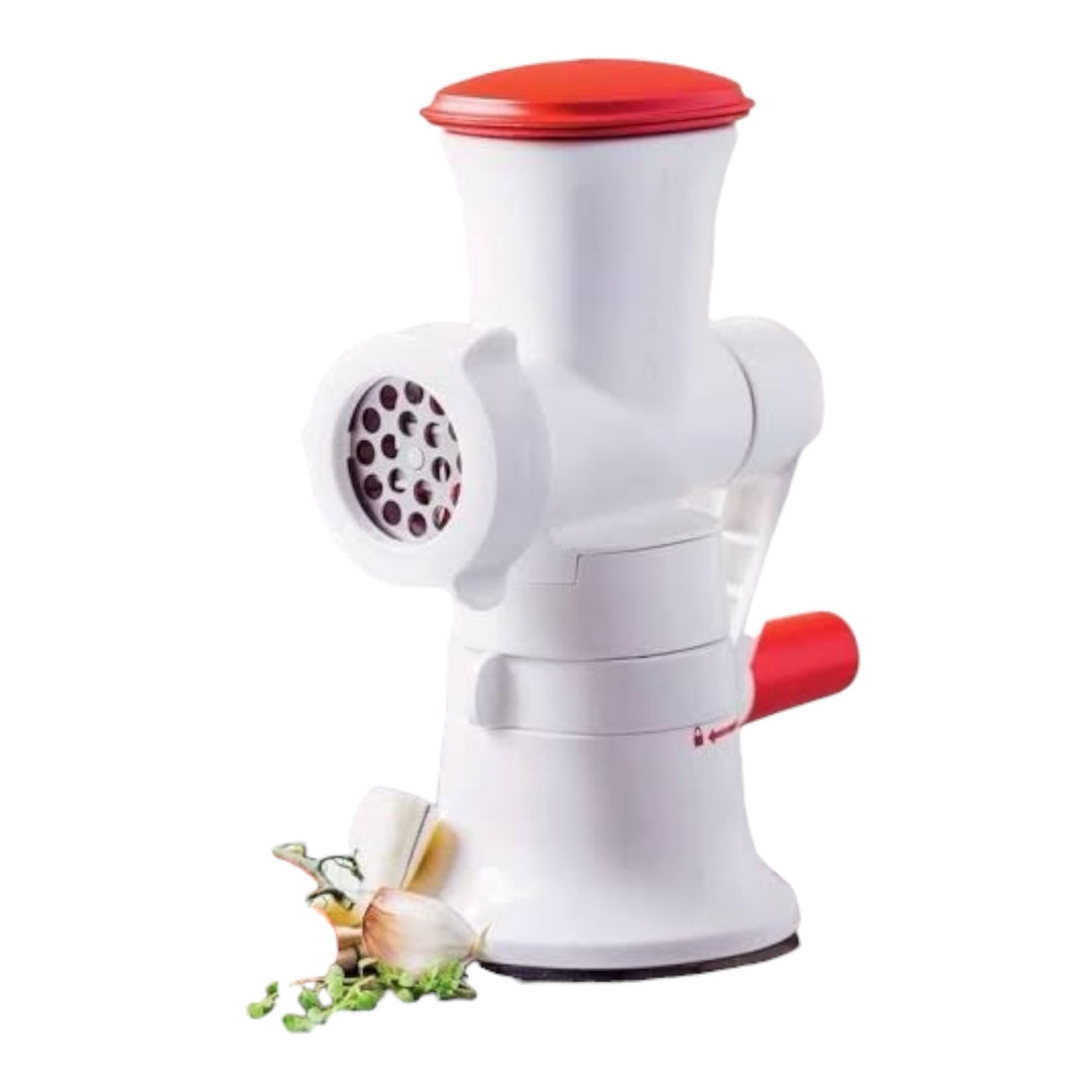 TUPPERWARE Chef Profi-Chef D205 weiss-rot Fleischwolf Mahlen Faschier Meister