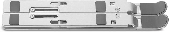 Ergolutions® Mobiler Aluminium Laptopständer - Faltbar, Höhenverstellbar, Universal für alle Geräte,