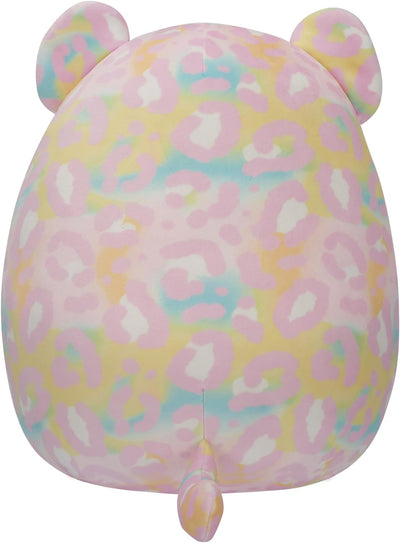 Squishmallows SQCR05426 - Michaela der Regenbogen Leopard 30 cm, offizielles Jazwares Plüsch, superw