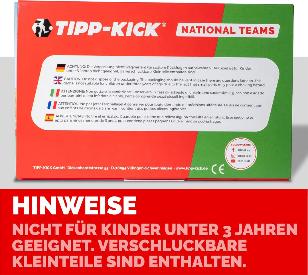 TIPP-KICK Österreich-Box I Original Set Österreich-Star-Kicker & Österreich-Soundchip in der Torwand