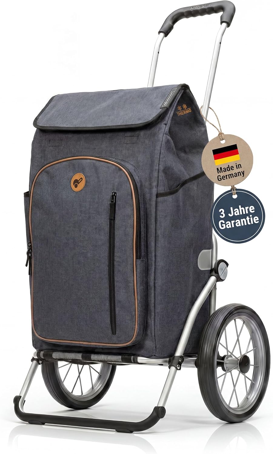 Andersen Einkaufstrolley - klappbar - 61 Liter - mit Kühlfach - Aufhängung für Einkaufswagen - belas
