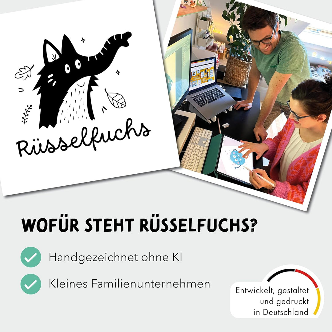Rüsselfuchs Outdoor Schatzsuche für Kinder - Suchen & Finden - Achtsamkeit in der Natur - Finde Es S