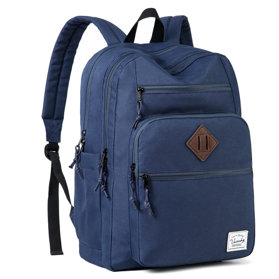 Rucksack Herren Dame, VASCHY Schulrucksack Teenager Kinder 21L Handgepäck Blau, Blau