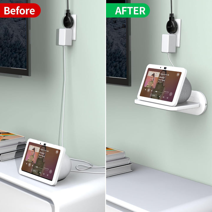 HomeMount Halterung – Wandhalterung für Regal, kompatibel mit Google Nest Hub/Nest Hub (2. Generatio