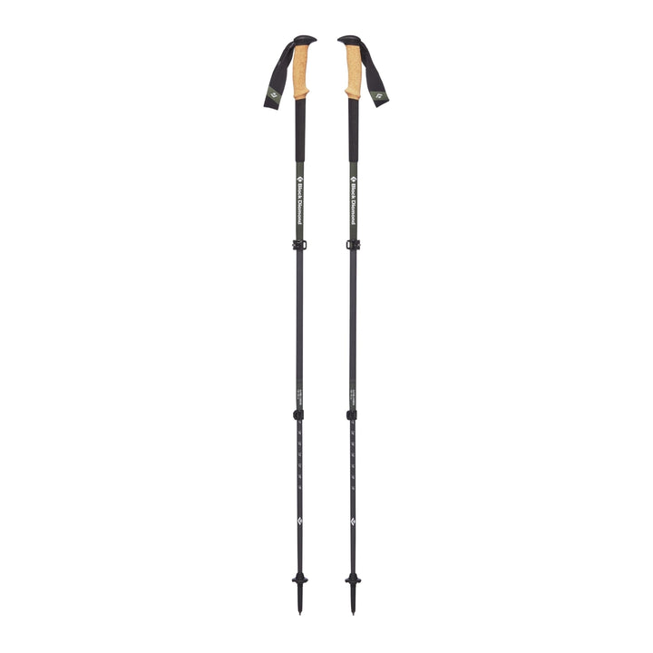 Black Diamond ALPINE CARBON CORK POLES, Ultra-Leichte Trekkingstöcke, Wanderstöcke mit Kork-Griff, v