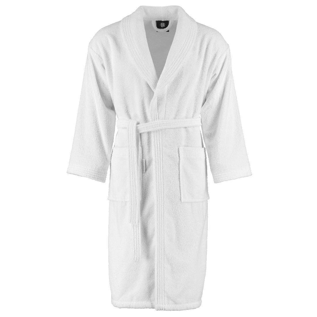 Rhomtuft Bademäntel unisex Schalkragen Sir & Lady weiss - 01 XL XL weiss - 01, XL weiss - 01