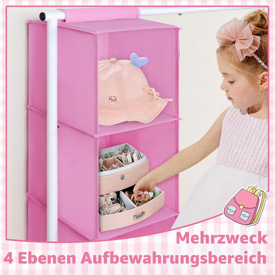 Univivi Kleiderständer Kinder, Kleiner Baby Kleiderstange Strapazierfähige Kleiderständer Stabil mit