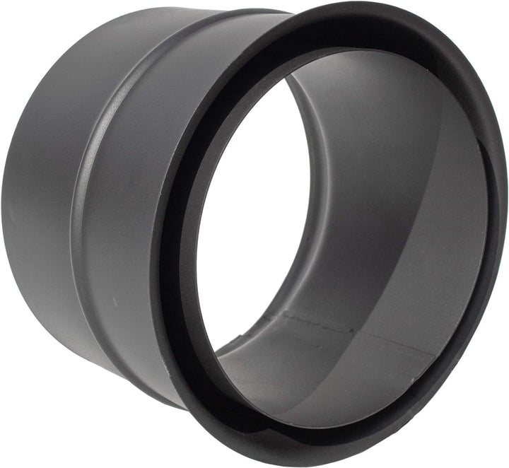 Rohr-Set standard schwarz metallic 70cm x 45cm Ø 150 + RL 250mm Kamin Ofen Winkel 90° Abgas Kaminofe