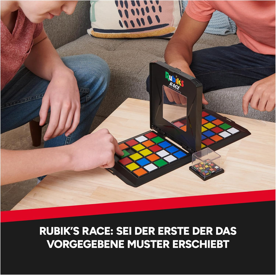 Rubik’s Race - das Spiel für 2 Rubiks-Fans ab 7 Jahren, rasantes strategisches Schiebe- und Logikspi